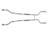 aFe - aFe 49-36138-P aFe POWER Takeda 2023 Nissan Z 2 1/2in 304 SS Cat-Back Exhaust System w/ Polished Tips - Image 2