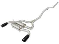aFe - aFe 49-36326-B aFe MACHForce XP SS-304 Black Tip 2.5in Dia Cat Back Exhaust 12-14 BMW 335i (F30) 3.0L (t) - Image 2