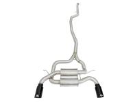 aFe - aFe 49-36326-B aFe MACHForce XP SS-304 Black Tip 2.5in Dia Cat Back Exhaust 12-14 BMW 335i (F30) 3.0L (t) - Image 7