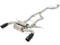 aFe - aFe 49-36328-B aFe MACHForce XP SS-304 Black Tip 3.0in-2.5in Dia Cat Back Exhaust 11-13 BMW 335i (E90/E92) 3.0L - Image 2
