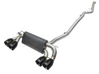 aFe - aFe 49-36330-1B aFe 16-18 BMW M2 L6-3.0L MACH Force-Xp 3in to 2.5in 304 SS Cat-Back Exhaust System-Quad Black Tips - Image 1