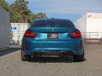 aFe - aFe 49-36330-1B aFe 16-18 BMW M2 L6-3.0L MACH Force-Xp 3in to 2.5in 304 SS Cat-Back Exhaust System-Quad Black Tips - Image 3