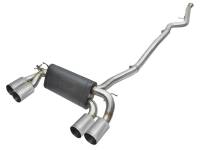 aFe - aFe 49-36330-1P aFe 16-18 BMW M2 L6-3.0L MACH Force-Xp 3in to 2.5in 304 SS Cat-Back Exhaust System-Quad Polish Tips - Image 1