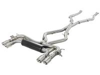 aFe - aFe 49-36341-P aFe MACH Force-Xp 3.5in 304 SS Cat-Back w/Polished Tips 15-18 BMW X5 M (F85)/X6 M (F86) V8-4.4L S63 - Image 1