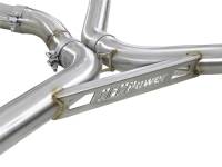 aFe - aFe 49-36342-B aFe MACH Force-Xp 3.5in. 304 SS C/B Exhaust w/o Muffler 15-18 BMW X5 M V8-4.4L (tt) - Black Tip - Image 5
