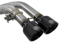 aFe - aFe 49-36342-B aFe MACH Force-Xp 3.5in. 304 SS C/B Exhaust w/o Muffler 15-18 BMW X5 M V8-4.4L (tt) - Black Tip - Image 6