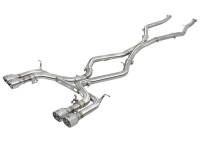 aFe - aFe 49-36342-P aFe MACH Force-Xp 3.5in. 304 SS C/B Exhaust w/o Muffler 15-18 BMW X5 M V8-4.4L (tt) - Polished Tip - Image 1