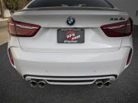 aFe - aFe 49-36342-P aFe MACH Force-Xp 3.5in. 304 SS C/B Exhaust w/o Muffler 15-18 BMW X5 M V8-4.4L (tt) - Polished Tip - Image 4