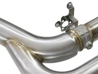 aFe - aFe 49-36342-P aFe MACH Force-Xp 3.5in. 304 SS C/B Exhaust w/o Muffler 15-18 BMW X5 M V8-4.4L (tt) - Polished Tip - Image 8