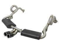 aFe - aFe 49-36415-C aFe MACHForce-Xp 2in 304 SS Cat-Back Exhaust w/Carbon Fiber Tips 13-16 Porsche Boxster 2.7L/3.4L - Image 1