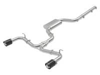 aFe - aFe 49-36418-C aFe MACH Force-Xp 3 IN to 2-1/2 IN Stainless Steel Cat-Back Exhaust Carbon Volkswagen GTI 15-17 - Image 1