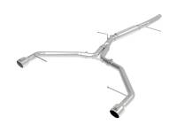 aFe - aFe 49-36419-P aFe MACHForce XP 3in-2.5in SS Exhaust Axle-Back 17-19 Audi A4 (B9) L4-2.0L (t) - Polished - Image 1