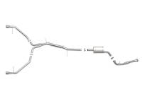 aFe - aFe 49-36420-P aFe 17-19 Audi A4 (B9) MACH Force-Xp 3in to 2.5in 304 SS Cat-Back Exhaust System-Dual Polished Tips - Image 6