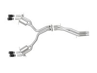 aFe - aFe 49-36427-B aFe 18-20 Audi RS5 Coupe MACH Force-Xp 3in to 2.5in 304 SS Axle-Back Exhaust System (Quad Black Tip) - Image 4