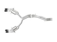 aFe - aFe 49-36427-C aFe 18-20 Audi RS5 Coupe MACH Force-Xp 3in to 2.5in 304 SS Axle-Back Exhaust System-Quad Carbon Tips - Image 6