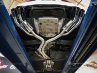 aFe - aFe 49-36427-P aFe 18-20 Audi RS5 Coupe MACH Force-Xp 3in to 2.5in 304 SS Axle-Back Exhaust System-Quad Polish Tips - Image 2