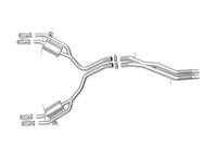 aFe - aFe 49-36427-P aFe 18-20 Audi RS5 Coupe MACH Force-Xp 3in to 2.5in 304 SS Axle-Back Exhaust System-Quad Polish Tips - Image 4