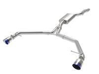 aFe - aFe 49-36437-L aFe MACH Force-Xp 13-16 Audi Allroad L4 SS Axle-Back Exhaust w/ Blue Flame Tips - Image 1