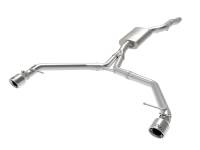 aFe - aFe 49-36437-P aFe MACH Force-Xp 13-16 Audi Allroad L4 SS Axle-Back Exhaust w/ Polished Tips - Image 1