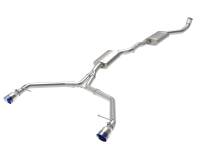 aFe - aFe 49-36438-L aFe MACH Force-Xp 13-16 Audi Allroad L4 SS Cat-Back Exhaust w/ Blue Flame Tips - Image 1