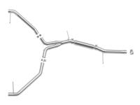 aFe - aFe 49-36445 aFe 20-21 Audi A4 L4-2.0L (t) MACH Force-Xp 3in to 2-1/2in 304 SS Axle-Back Exhaust System - Image 5
