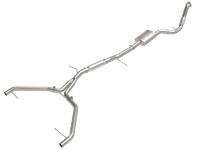 aFe - aFe 49-36446 aFe 20-21 Audi A4 L4-2.0L (t) MACH Force-Xp 3in to 2-1/2in Stainless Steel Cat-Back Exhaust System - Image 1