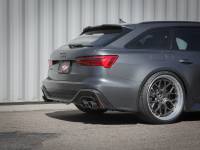 aFe - aFe 49-36448-C aFe 20-22 Audi RS6 Avant V8 4L (tt) MACH Force-Xp 3in to 2.5in 304 SS Cat-Back Exhaust w/ Carbon Tip - Image 2