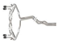 aFe - aFe 49-36448-C aFe 20-22 Audi RS6 Avant V8 4L (tt) MACH Force-Xp 3in to 2.5in 304 SS Cat-Back Exhaust w/ Carbon Tip - Image 5