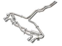aFe - aFe 49-36448-P aFe 20-22 Audi RS6 Avant V8 4L(tt) MACH Force-Xp 3in to 2.5in 304 SS Cat-Back Exhaust w/Polished Tip - Image 1
