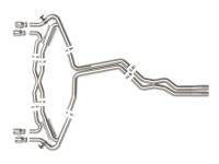 aFe - aFe 49-36448-P aFe 20-22 Audi RS6 Avant V8 4L(tt) MACH Force-Xp 3in to 2.5in 304 SS Cat-Back Exhaust w/Polished Tip - Image 5