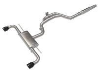 aFe - aFe 49-36451-B aFe Gemini XV 3in to 2 1/2in 304 SS Cat-Back Exhaust 22-23 Volkswagen GTI (MK8) 2.0L w/ Black Tips - Image 1