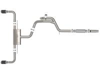 aFe - aFe 49-36451-C aFe Gemini XV 3in to 2 1/2in 304 SS Cat-Back Exhaust 22-23 Volkswagen GTI (MK8) 2.0L w/ Carbon Tips - Image 5