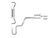 aFe - aFe 49-36452 aFe 18-23 Volkswagen Atlas L4 2.0L/V6 3.6L MACH Force-Xp 3in to 2-1/2in SS Hi-Tuck Cat-Back Exhaust - Image 5
