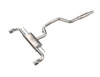 aFe - aFe 49-36454-P aFe 22-24 Volkswagen GTI MACH Force-Xp 3 to 2-1/2 IN Stainless Steel Cat-Back Exhaust w/Polished Tip - Image 1