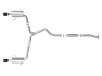 aFe - aFe 49-36804-B aFe Subaru Forester XT 14-18 H4-2.5L (t) Takeda 2-1/2in to 2-1/4in 304 SS Cat-Back- Black Tip - Image 5