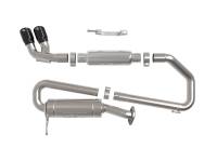 aFe - aFe 49-37020-B aFe 18-21 Suzuki Jimny Takeda 2-1/4in. 304 SS Cat-Back Exhaust w/ Blk Tip - Image 5
