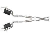 aFe - aFe 49-37025 aFe Gemini XV 2.5in 304 SS Cat-Back Exhaust w/Cut-Out 18-22 Kia Stinger V6 3.3L - Image 3