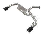 aFe - aFe 49-37027-B aFe Takeda Hyundai Elantra N 22-23 L4-2.0L (t) 3in SS Axle-Back Exhaust System w/ Black Tips - Image 1