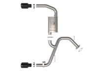 aFe - aFe 49-37027-B aFe Takeda Hyundai Elantra N 22-23 L4-2.0L (t) 3in SS Axle-Back Exhaust System w/ Black Tips - Image 5