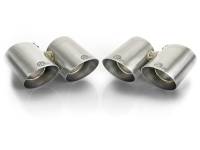 aFe - aFe 49C36416-P aFe MACH Force-Xp 304 SS OE Exhaust Tips Polished 12-16 Porsche 911 (C2S 991) H6 3.8L - Image 1