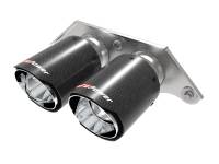 aFe - aFe 49C36435-C aFe Power Mach Force Xp 4in 304 SS Bolt-On Exhaust Tips Carbon Fiber 14-19 Porsche 911 GT3 3.8L/4.0L - Image 1