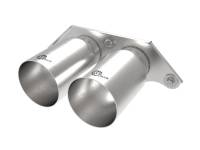 aFe - aFe 49C36435-H aFe Power Mach Force Xp 4in 304 SS Bolt-On Exhaust Tips Brushed 14-19 Porsche 911 GT3 3.8L/4.0L - Image 1