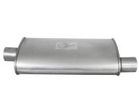 aFe - aFe 49M00002 aFe Scorpion Replacement Alum Steel Muffler Double Layer 2-1/2in In/Out Center/Offset 18inL x9inW - Image 4