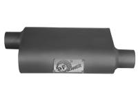 aFe - aFe 49M00003 aFe Scorpion Replacement Alum Steel Muffler 2-1/2in In/Out Baffled Offset/Offset 13inL x10inW x4inH - Image 5