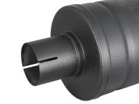 aFe - aFe 49M00007-B aFe MACH Force-Xp 409 SS Muffler w/ Black finish 2-1/2in Inlet & Outlet 14in x 16in Diameter - Image 2