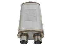aFe - aFe 49M00015 aFe MACHForce XP SS Muffler 3in Center Inlet / 3in Offset Outlet 22in L x 11in W x 6in H Body - Image 3