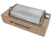 aFe - aFe 49M00016 aFe MACHForce XP SS Muffler 3in Center Inlet / 3in Offset Outlet 22in L x 11n W x 6in H Body - Image 2