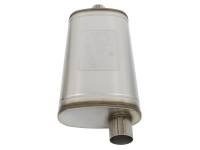 aFe - aFe 49M00016 aFe MACHForce XP SS Muffler 3in Center Inlet / 3in Offset Outlet 22in L x 11n W x 6in H Body - Image 4