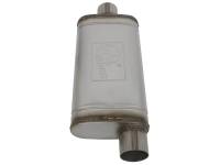 aFe - aFe 49M00020 aFe MACHForce XP SS Muffler 3in Center Inlet / 3in Offset Outlet 18in L x 9in W x4in H Body - Image 4