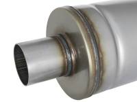 aFe - aFe 49M00021 aFe MACH Force-Xp 409 SS Muffler 2.5in Center/Center 18in L x 6in Dia - Round Body - Image 3